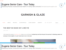 Tablet Screenshot of garnishandglaze.com